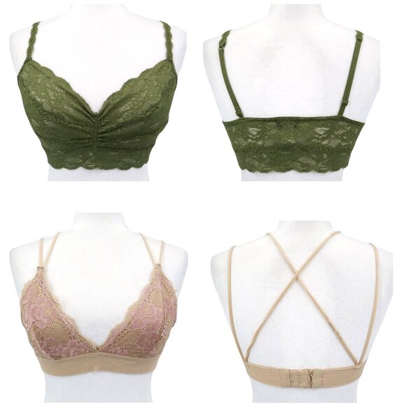 Fairy Grunge Bundle Bralette Womens M Multi Lingerie Goblincore Pretty Coquette - Picture 1 of 16